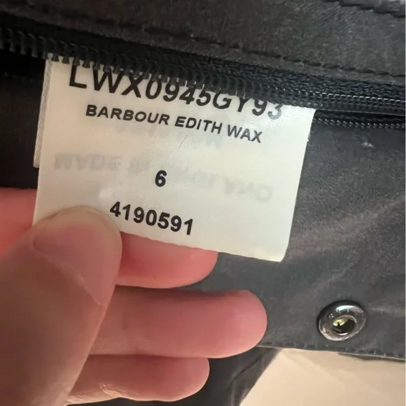 Barbour x Alexa Chung Edith Waxed Cotton Jacket - Picture 5 of 6